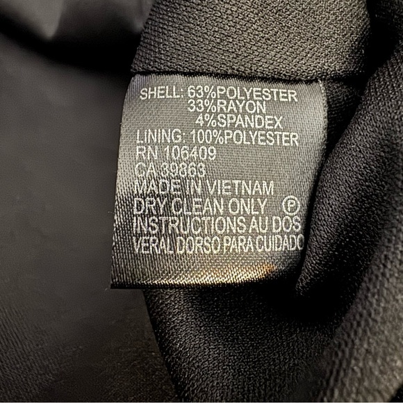 TAHARI Arthur S Levine Women’s SZ 4 Black A-Line Dress With Bateau Neckline - Picture 6 of 6